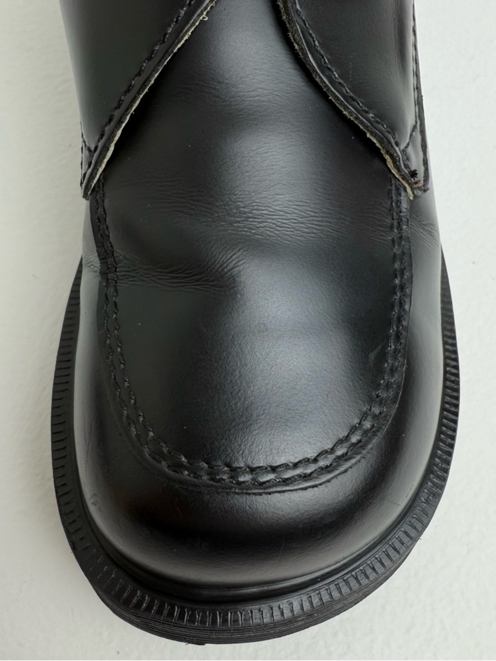 Vintage Dr. Martens England Black Heel Buckle Leather Mary Janes Oxfords UK 5 - Picture 8 of 16